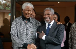 Nelson Mandela and Kofi Annan. UN Photo/Eskinder Debebe