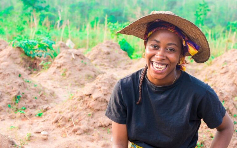Smiling woman