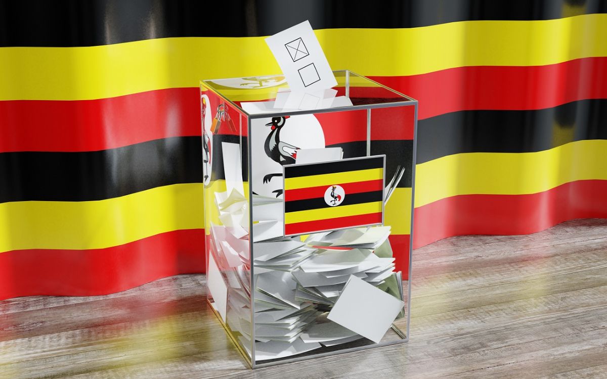 Ballot box in Uganda