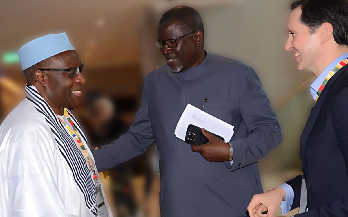 Mo Ibrahim, Elhadj As Sy and Sebastian Brack