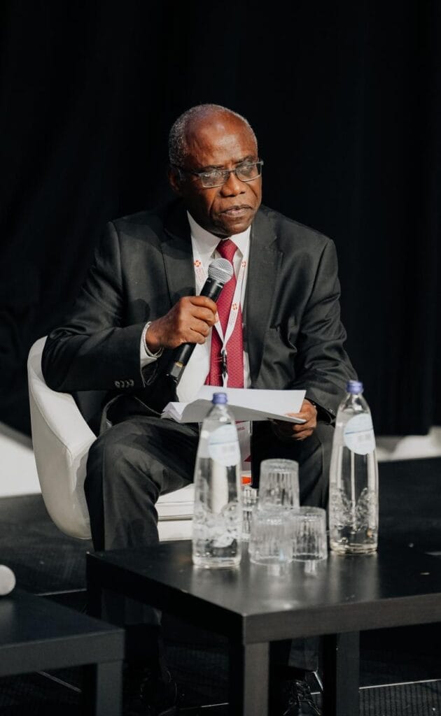 Arnauld Akodjenou speaking at Africa Political Outlook 2026