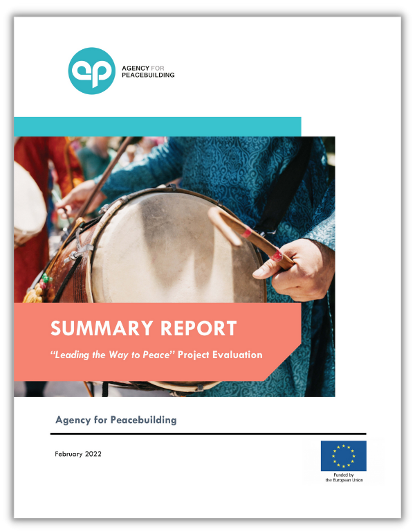 Cover Summary Report Leading the Way to Peace evaluation